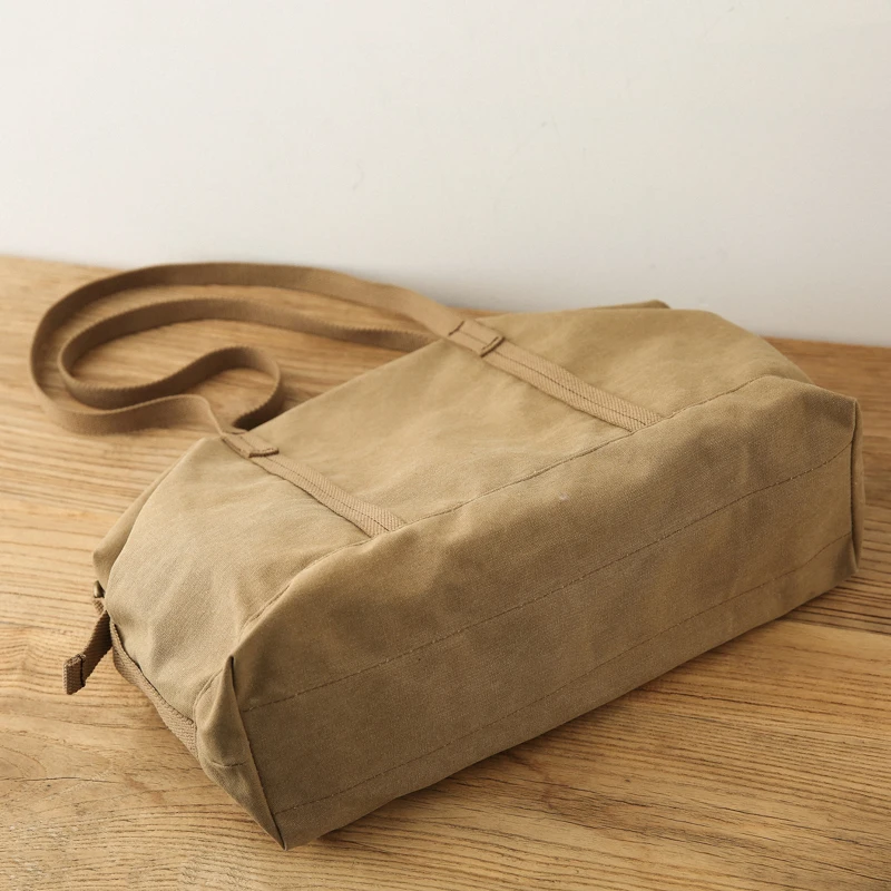 Женская Холщовая Сумка EUMOAN вместительная Повседневная сумка на плечо винтажная