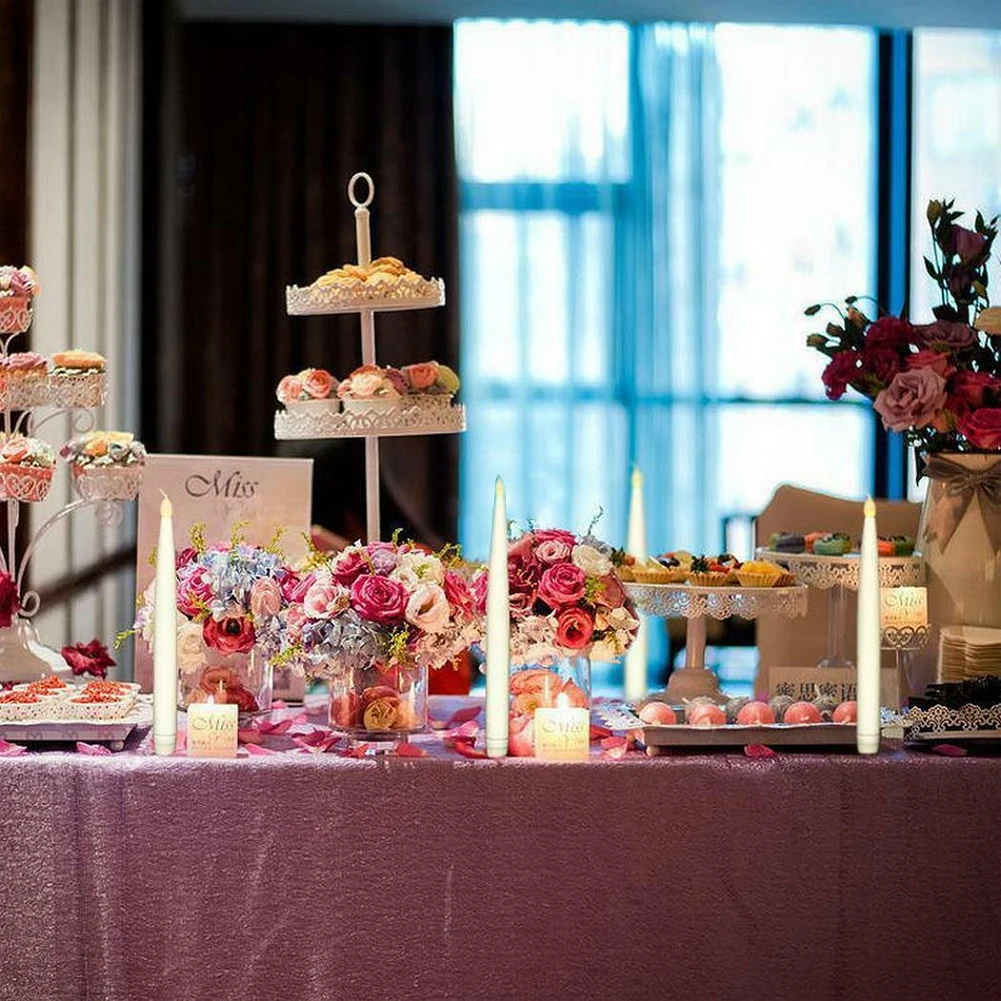 Зажим цилиндрический Беспламенное украшение свадебный дом длинная жердь