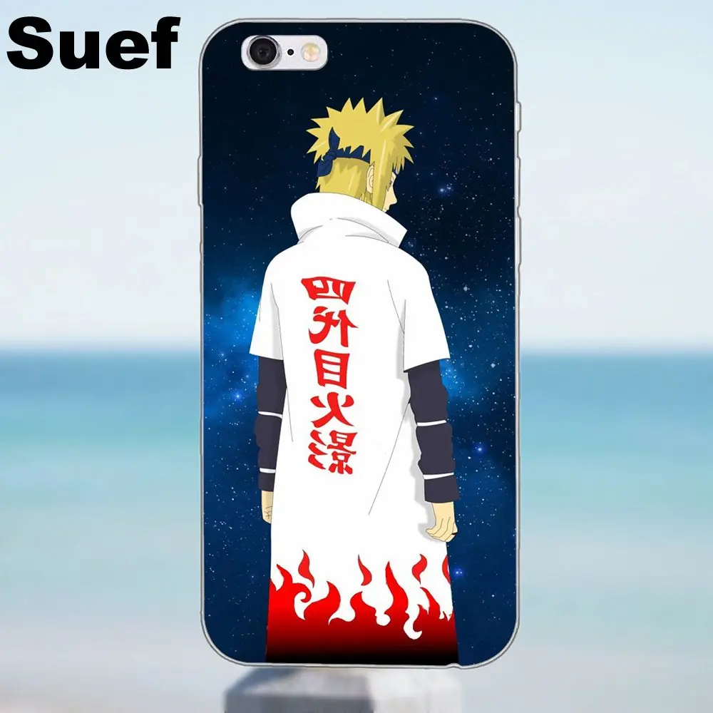 Suef Naruto Th Hokage Namikaze Minato для iPhone 4 4S 5 5S 5C SE 6 6S 7 8 Plus X Galaxy J1 J3 J5 J7 A3 A5 2016 2017 TPU Shell|for iphone|galaxy