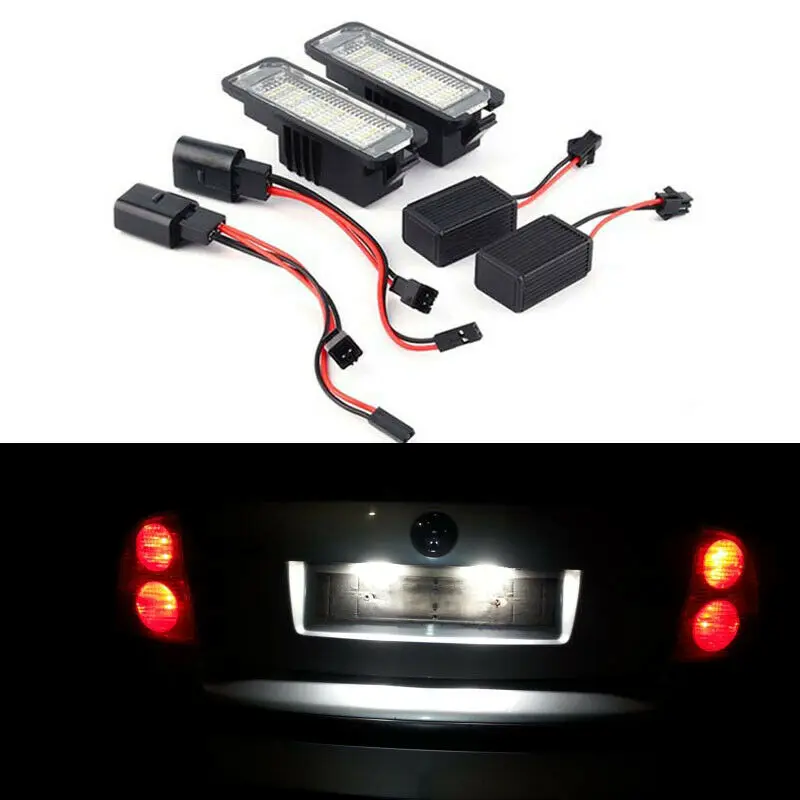 Светодиодный светильник для номерного знака VW GOLF6 задний фонарь s лампа 12 В