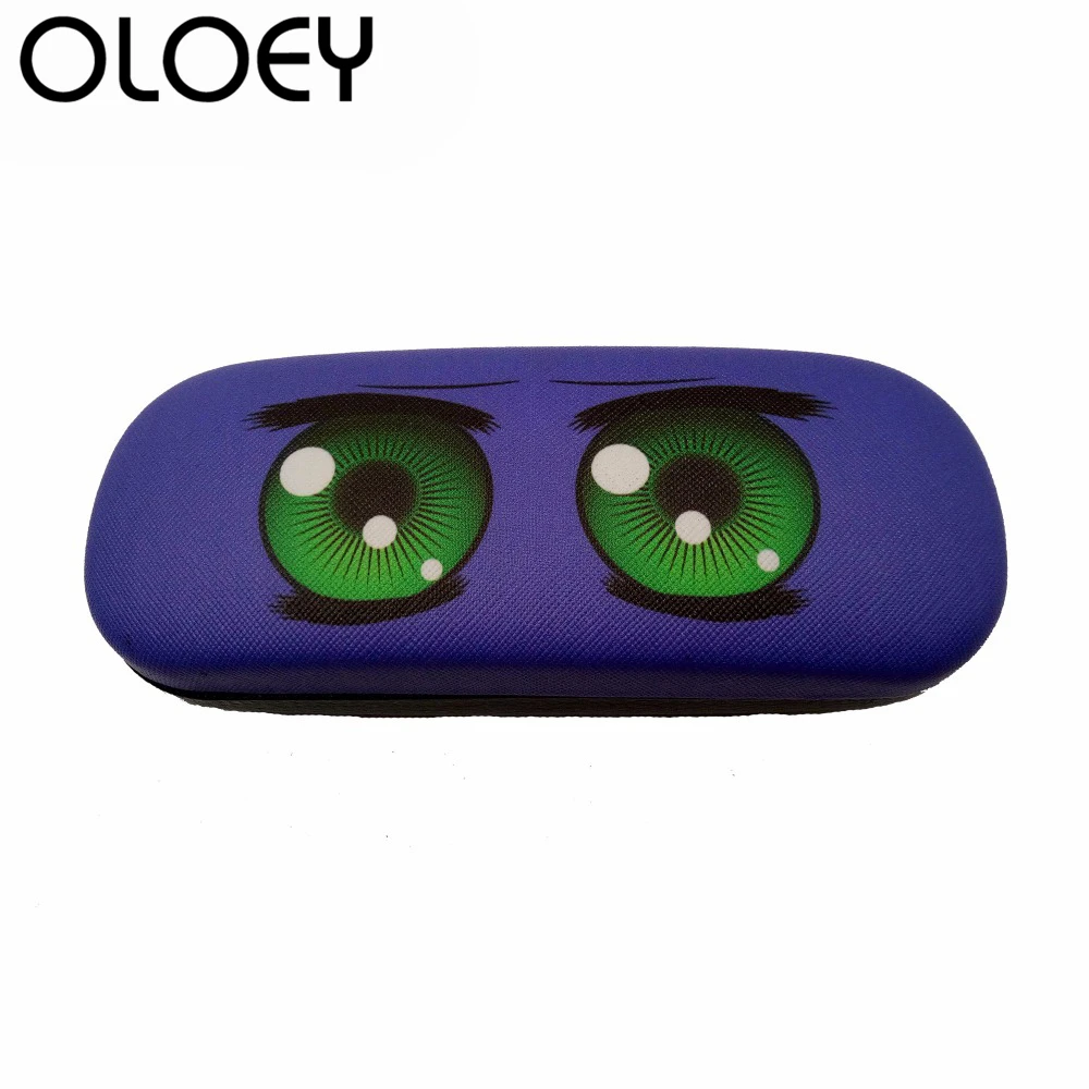 OLOEY Новое поступление Мультяшные солнцезащитные очки коробка PU Жесткий студент