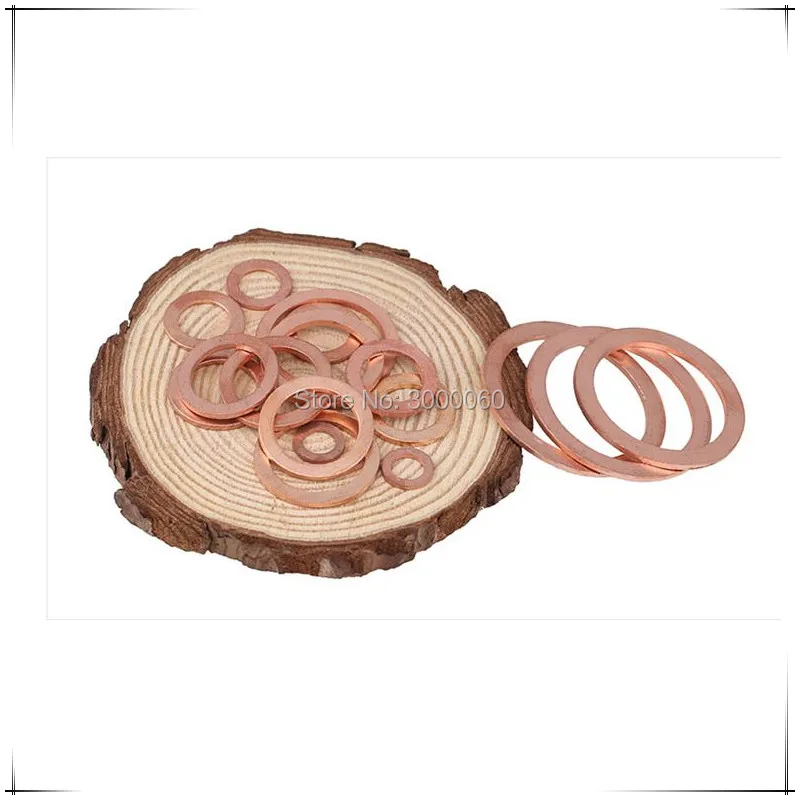 M12x16mmx 1.5mm Red Copper Sealing Gasket Washer For Watch Marine 100pcs/lot | Обустройство дома