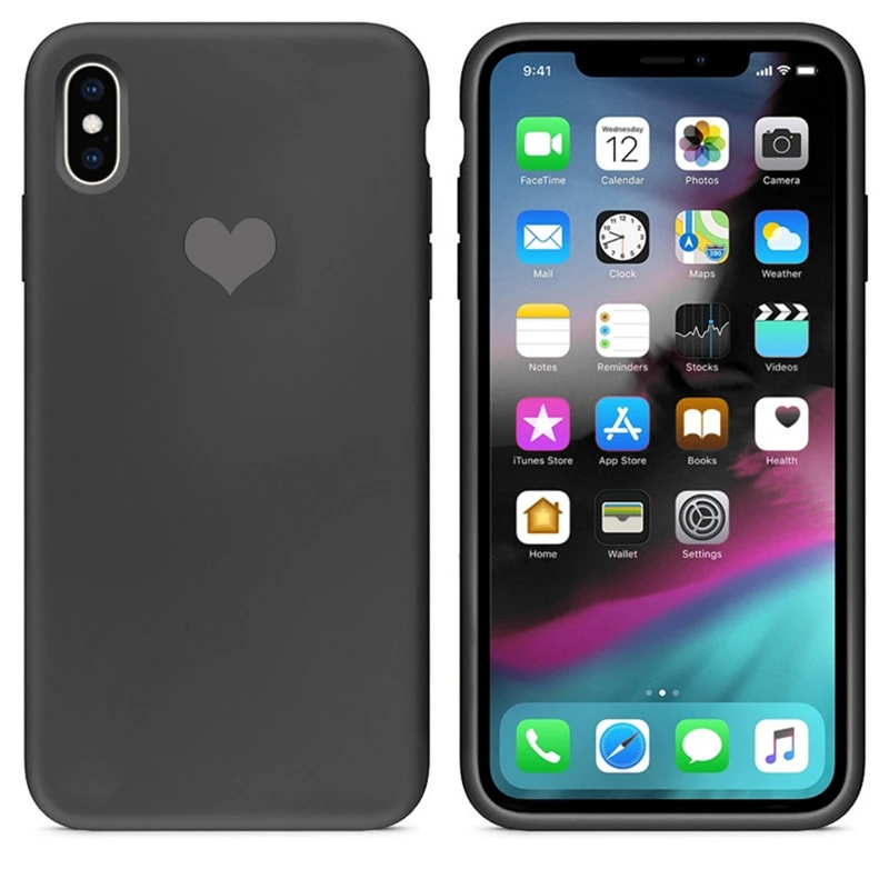 Love Soft Case for iphone XS MAX XR X 10 6 6s 7 8 Plus Fashion Silicone TPU Shock proof Matte Shell Cover |
