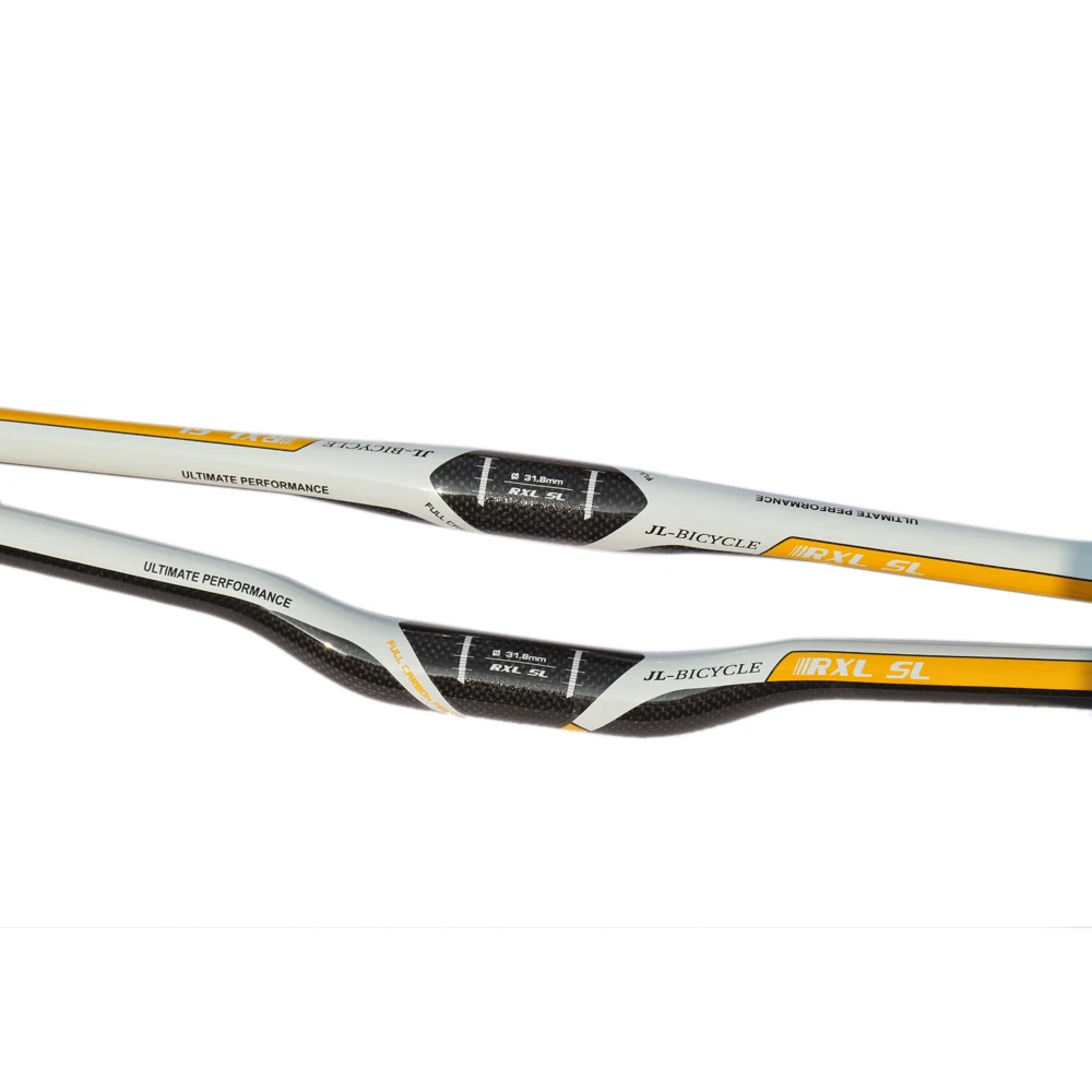 RXL SL Горный велосипед горный карбоновый MTB руль плоский Сверхлегкий 3K глянцевые