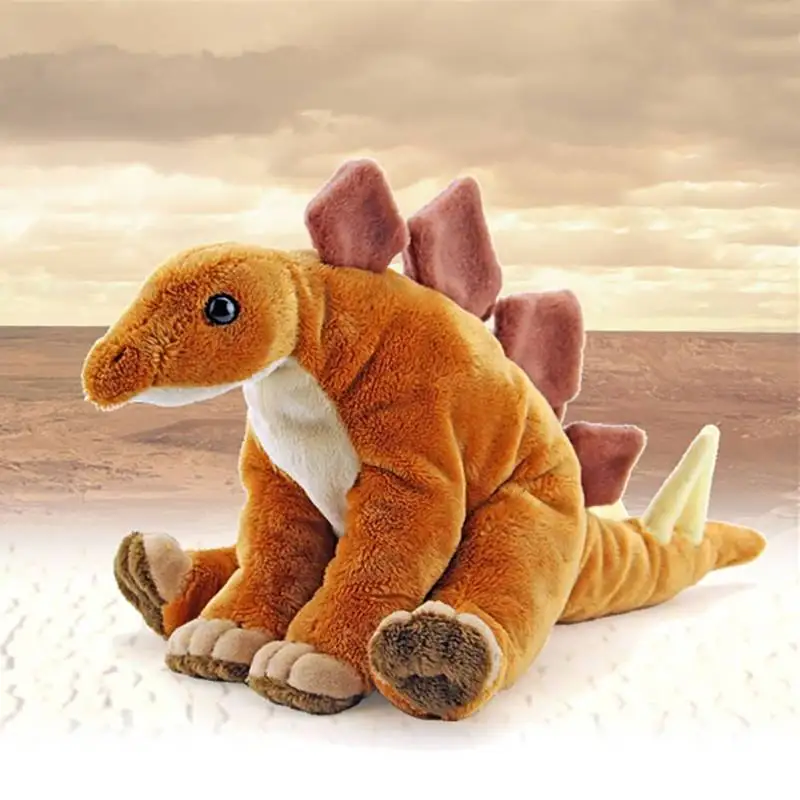 As picture Millffy 1 шт. 30 см динозавр Peluches Стегозавр плюшевые игрушки чучело мягкая игрушка куклы динозавры плюш для детей мальчик дети - Цвет: As picture