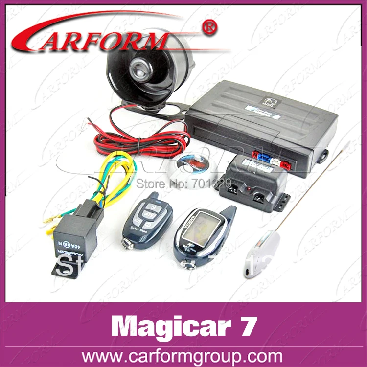Высокий класс двухстороннее автосигнализации scher-Khan Magicar 7 M7 русская версия