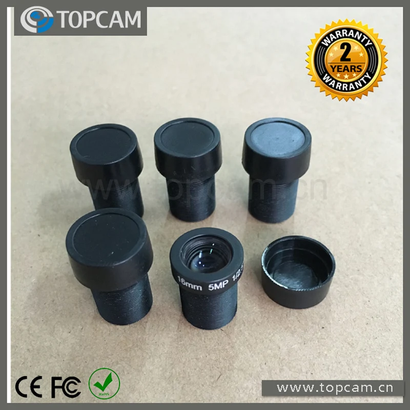 IP-камера видеонаблюдения TOPCAM HD 5 МП 16 мм ИК-плата 1/1/2 дюйма m12x0 50 м | Безопасность и