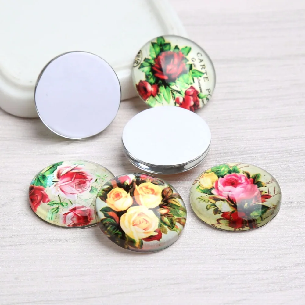 Стеклянный кабошон с плоской задней стороной 20/10/12/14/18/25 мм|jewelry findings|photo glass