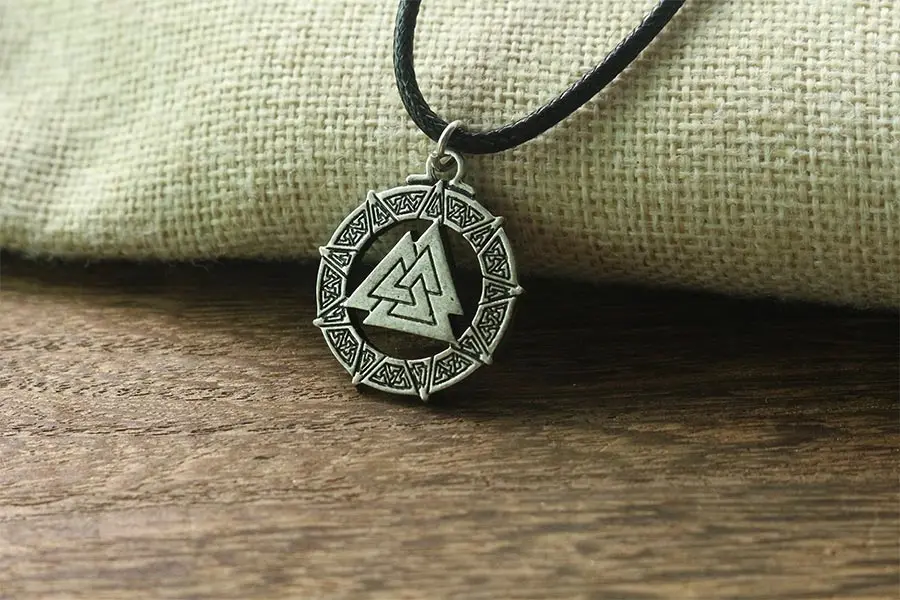Lanseis 1 шт. Valknut Odin символ норзы подвеска с символикой викингов Мужская для мальчика