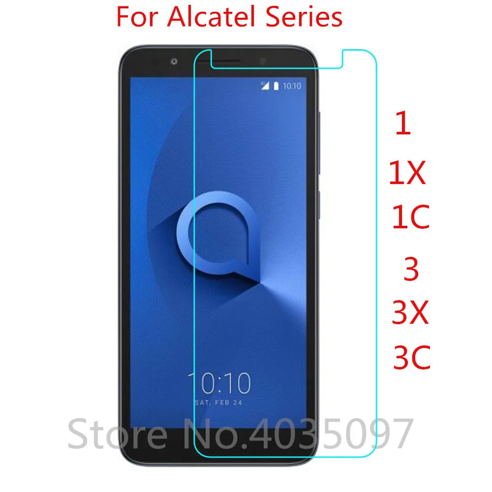 Закаленное стекло 2.5D 9H для Alcatel 1 3 Защита экрана 1X 3X 3C 3L закаленная Защитная пленка