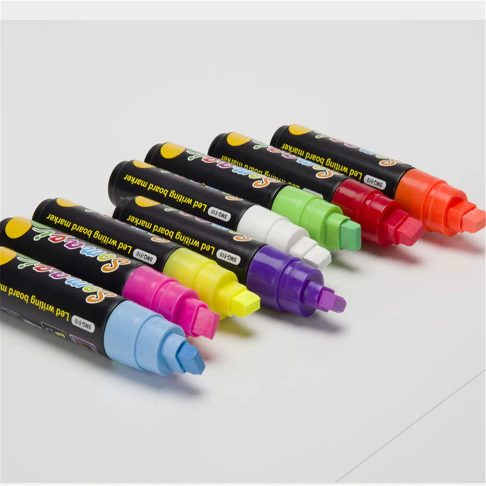 8pcs/set Liquid Chalk Markers Highlighter for Advertisement  Канцтовары для офиса и