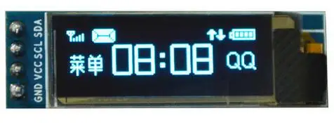 0 91 дюймов 128x32 I2C IIC последовательный синий OLED ЖК дисплей модуль дюйма 12832 SSD1306