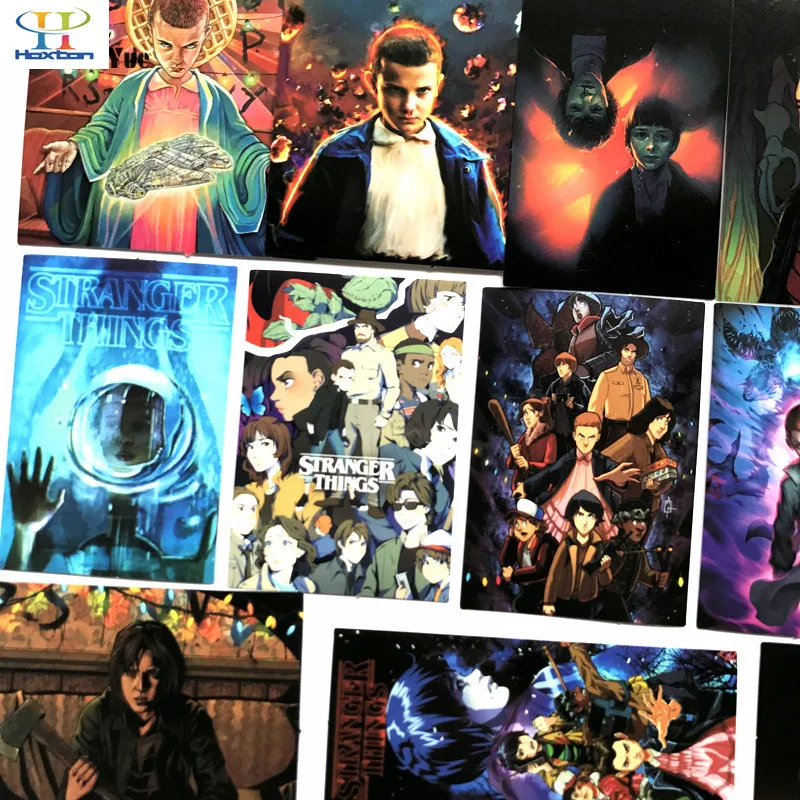 18pcs NEW Stranger Things Cartoon Graffiti Stickers For IPAD phone Laptop Sticker Fridge Skateboard PVC | Автомобили и мотоциклы