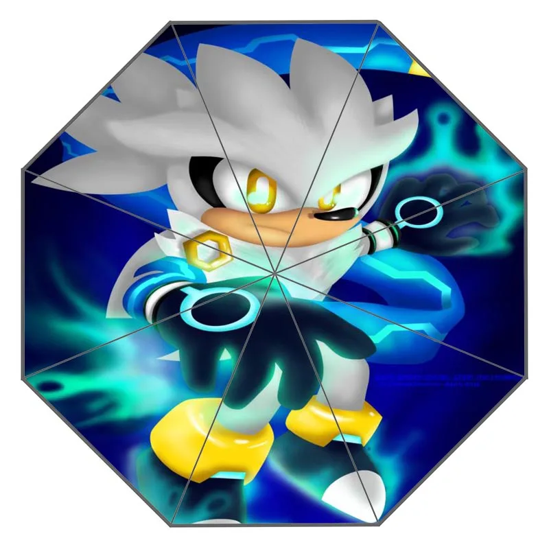Пользовательский sonic работа зонтик солнечный и дождливый солнцезащитный крем анти-УФ-зонтик# QAZ098K