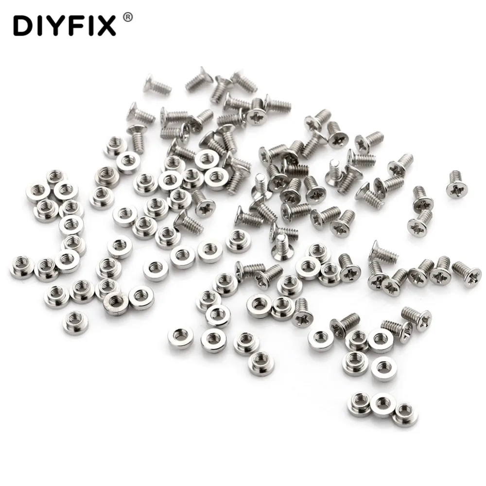 Винты DIYFIX гайки болты для керамических пинцетов набор в ассортименте крепежные