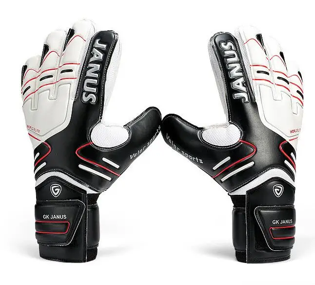 

New Latex Professional Men's Soccer Goal Keeper Gloves Finger Protection Football Bola De Guantes Futbol Luvas De Guarda Redes