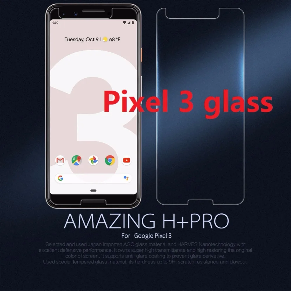 Взрывобезопасное закаленное стекло NILLKIN Amazing H + Pro с закругленными краями для Google