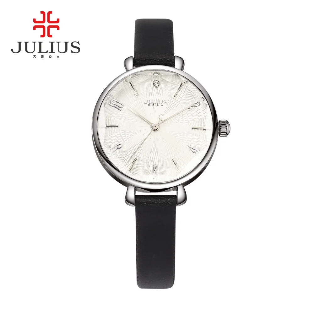 JULIUS JA-886 логотип часы для женщин желтый Продвижение Модные украшения дамы