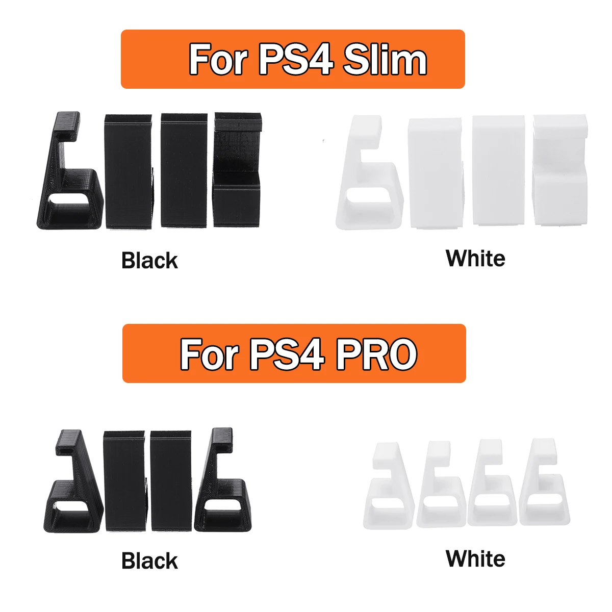3D Печатный держатель из АБС-пластика для PS4 PRO для PS4 Slim для Playstation 4 контроллер, геймпад Стенд черный белый
