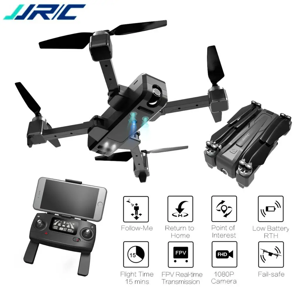 JJRC X11 Радиоуправляемый Дрон 5G wifi FPV gps с широкоугольной камерой 2K вертолет 20 минут