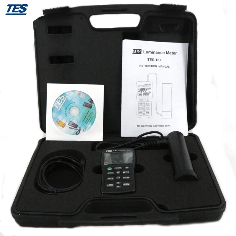 Digital USB Interface Luminance Meter Data Memory and Read Function TES-137 | Инструменты
