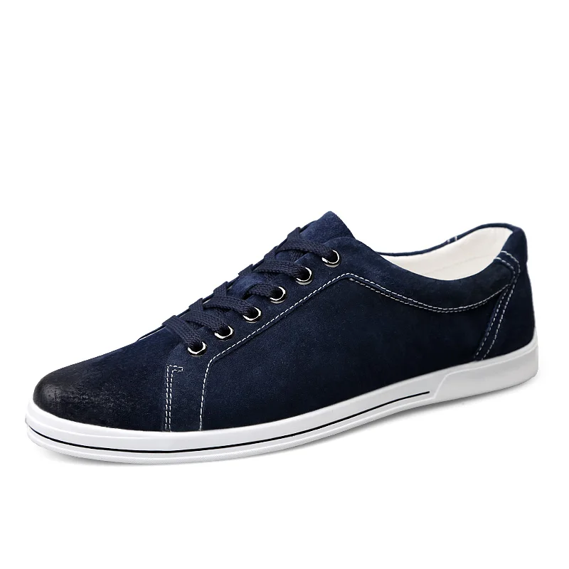 Sneakers New Fashion Trend High Quality Soft Simple Casual Shoes Men Comfortable Ultra-light Genuine Leather Non-slip Flat | Обувь