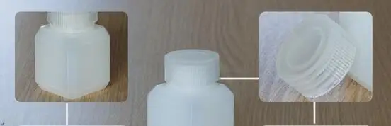 (100 шт./лот) 30 мл/30 г прозрачная толстая квадратная бутылка HDPE пластиковая для