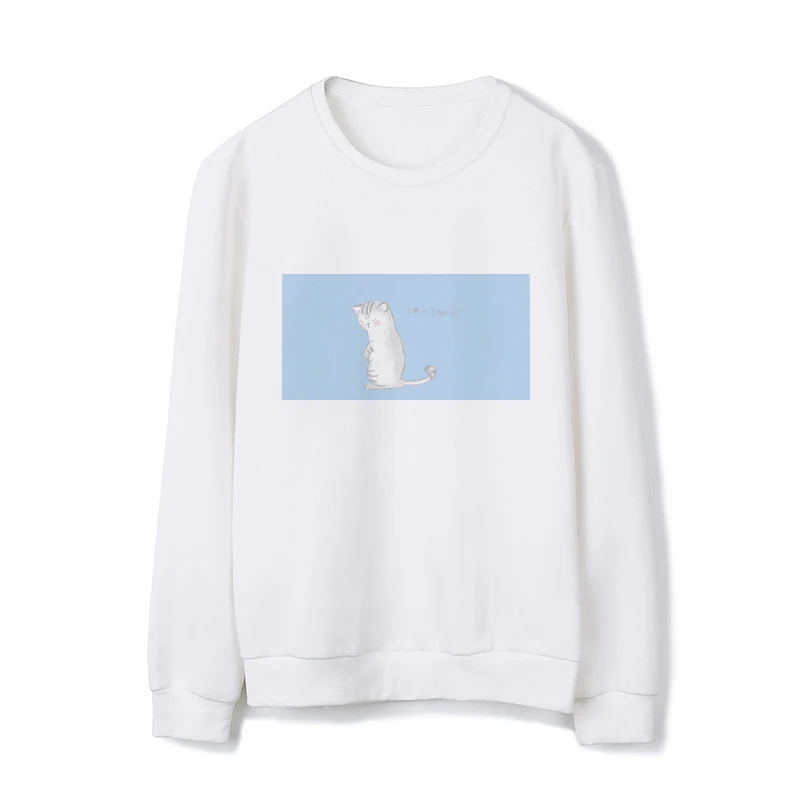 tiger white Markless/худи с принтом на заказ; сезон осень-зима; повседневные мужские толстовки с принтом; Модный хлопковый пуловер; мужские Cпортивные костюмы толстовки - Цвет: tiger white
