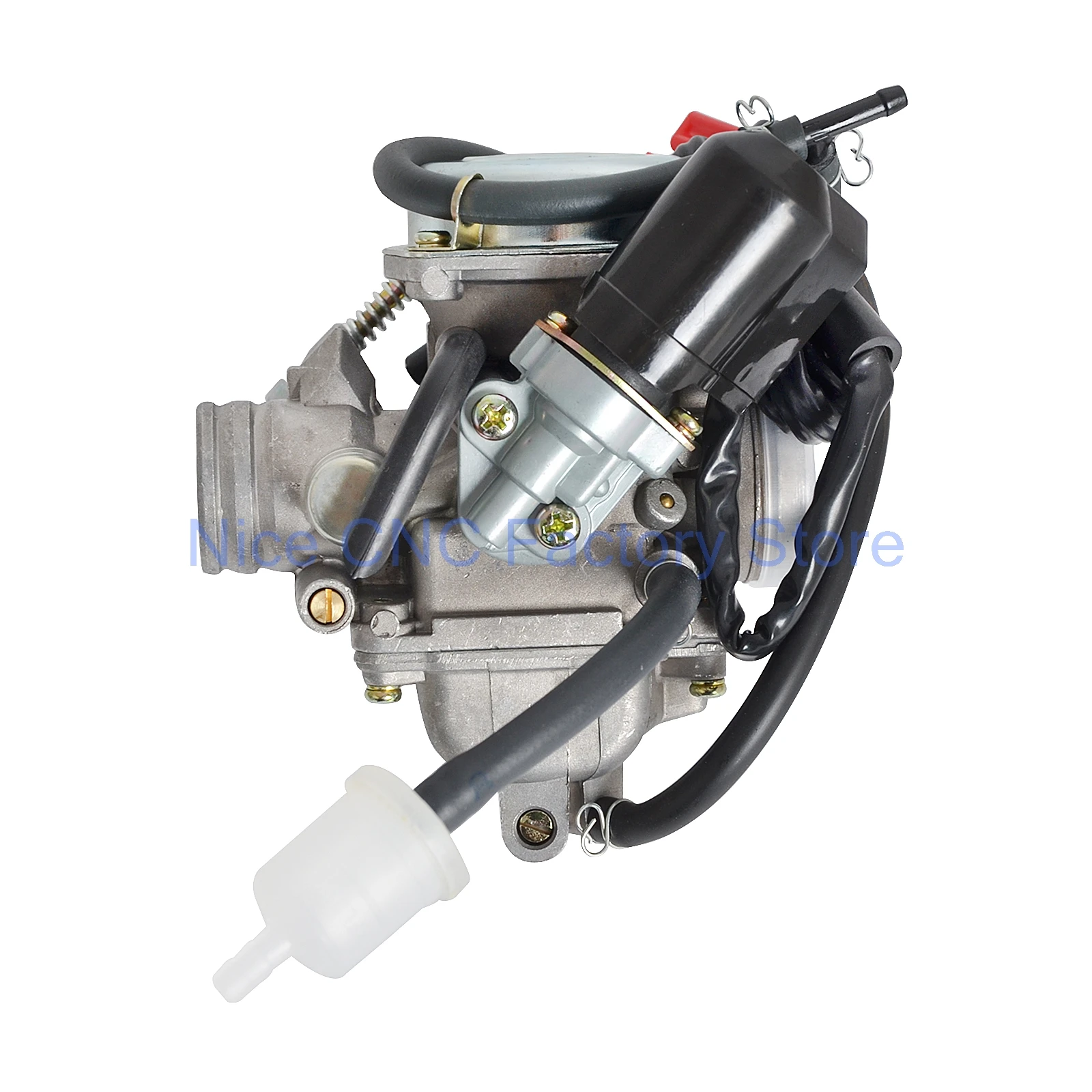Карбюратор KUNFU 24 мм для GY6 125cc 150cc ATV картинга мопеда и скутера|carburetor 24mm|24mm carburetor125cc