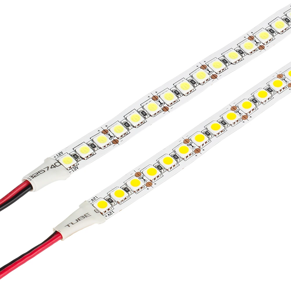 Гибкая СВЕТОДИОДНАЯ лента SMD 120 с одним проводом 5050 светодиосветодиодный