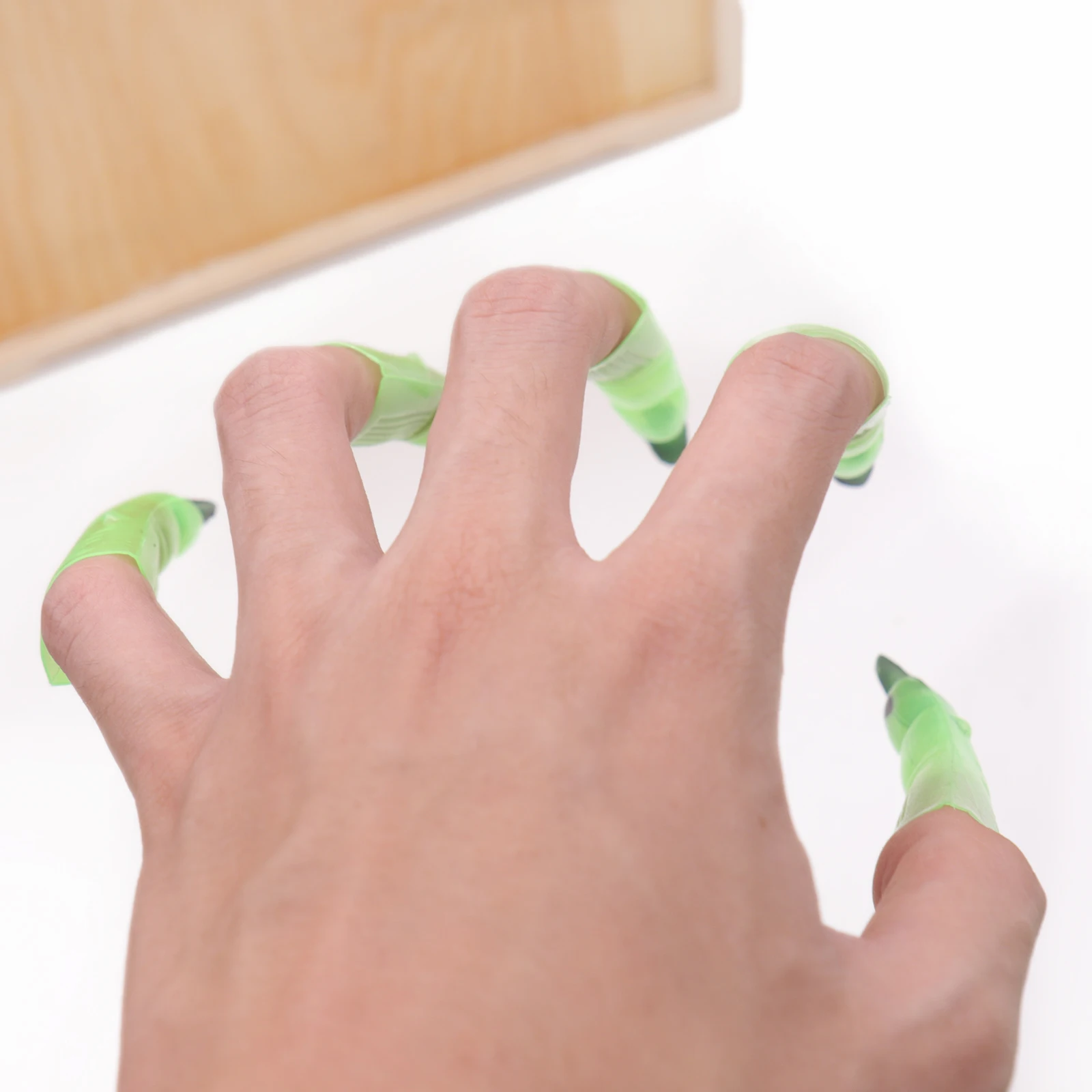 10 шт./лот набор для Хэллоуина ведьмы палец Ложные игрушки ногтей DIY Хэллоуин
