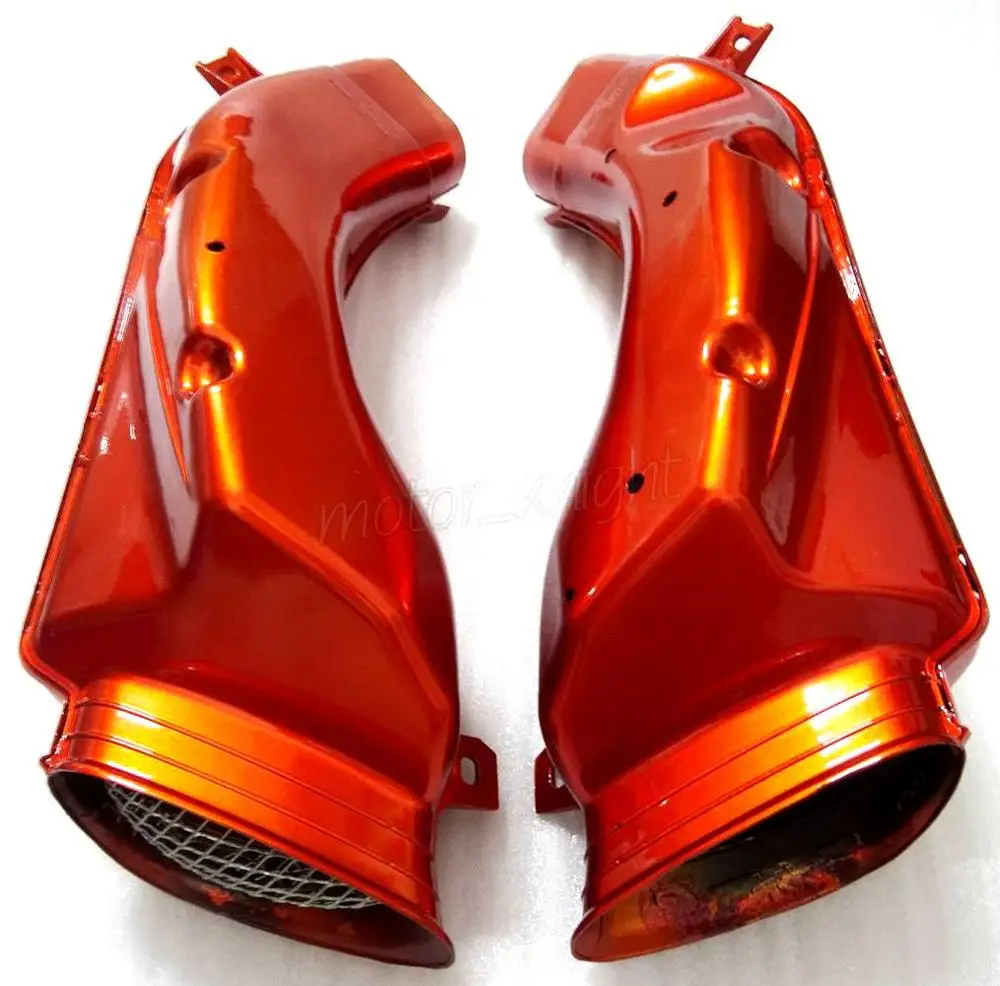 ОЗУ Воздухопровод канал для Suzuki GSXR 600 750 GSX-R K1 2000 2001 2002 2003/GSX-R1000 00 01 02 GSXR1000 саквояж черного и синего красного цвета - Цвет: Оранжевый