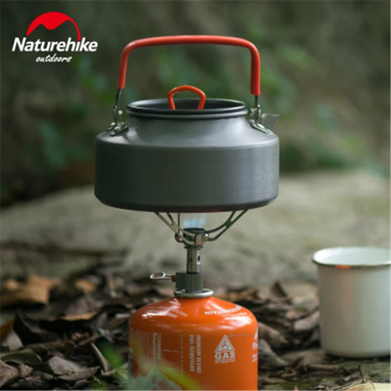 Naturehike походная посуда 1.1L 1.6L портативный чайник для воды кемпинг Пикник Посуда