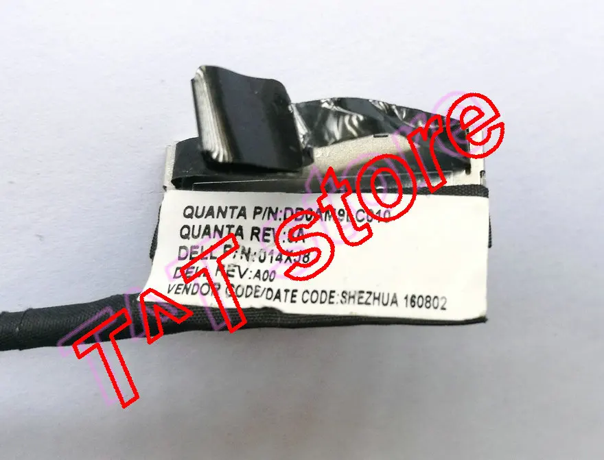 Новый оригинальный 14XJ8 светодиодный dell 7557 7559 LED LCD LVDS кабель DD0AM9LC010 014XJ8 CN-014XJ8 хорошо