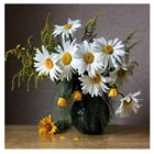 Алмазная вышивка цветок Маргаритка DIY наборы для алмазной живописи для 3d квадрата полная дрель горный хрусталь вышитая мозаика рукоделие значок