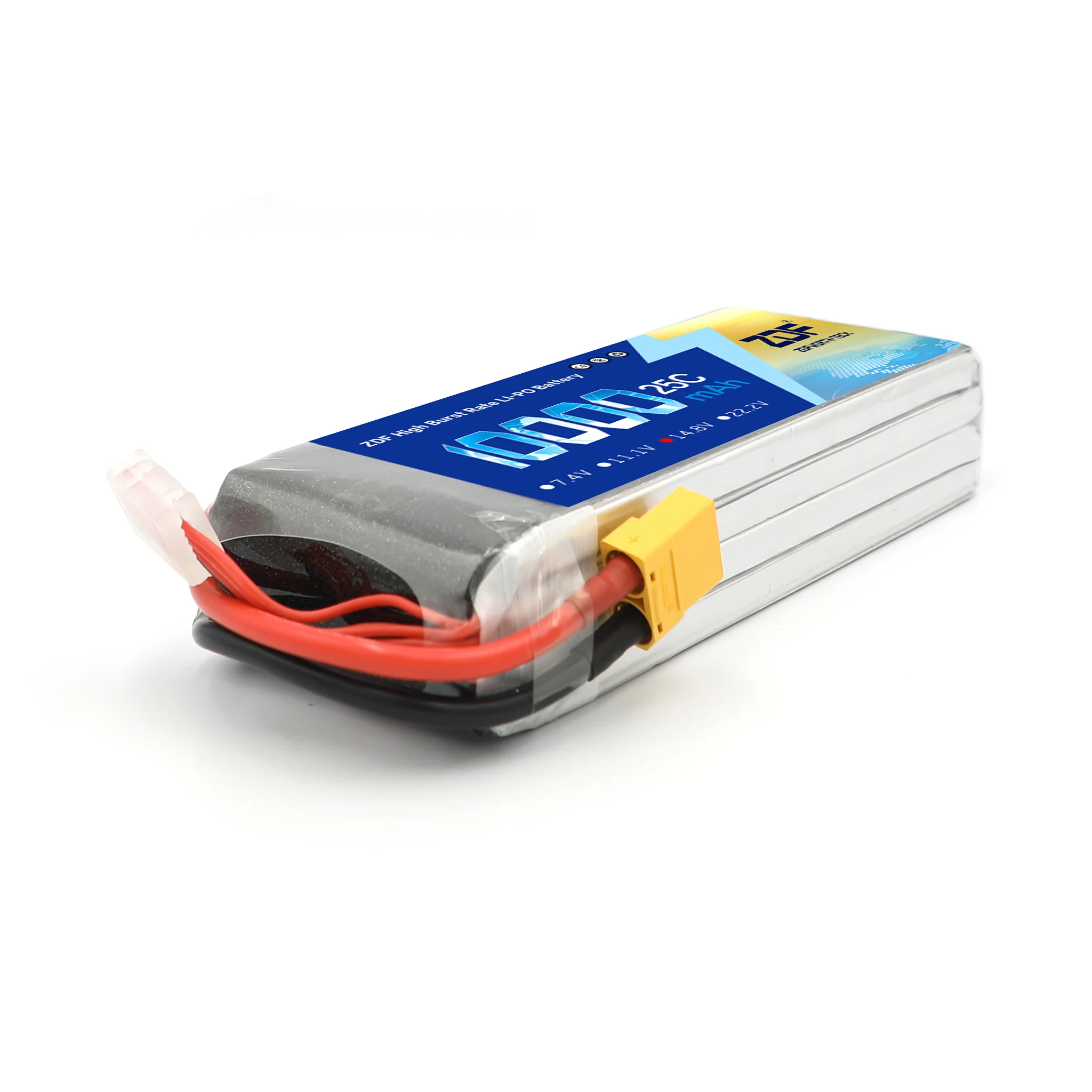 Литий-полимерный аккумулятор ZDF 14 8 в 10000 мАч 25C макс. 50C для UAV квадрокоптера