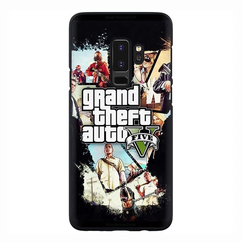 B7 GTA 5 Grand Theft мягкий чехол для телефона samsung Galaxy M10 20 30 S6 7 Edge S8 9 10 Plus Note8 9 - Цвет: B7