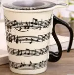 

Керамическая кружка GoowellMA с музыкальными нотами