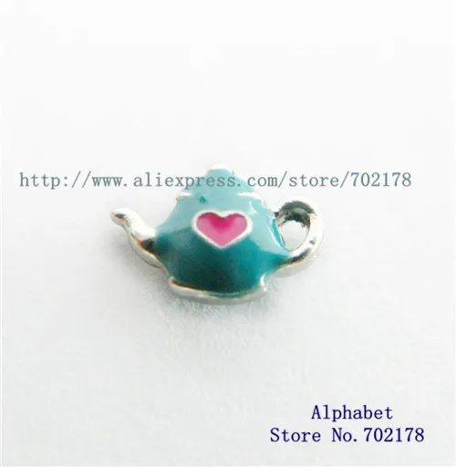 20pcs Tea pot floating locket charm Wholesale Fit memory FC1028 fashion charms | Украшения и аксессуары