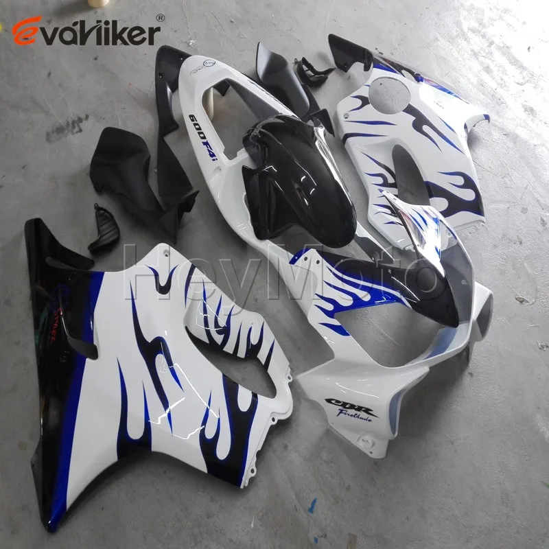 

ABS fairing for CBR600 F4i 2001 2002 2003 blue flames CBR 600F4i 01 02 03 motorcycle panels Injection mold