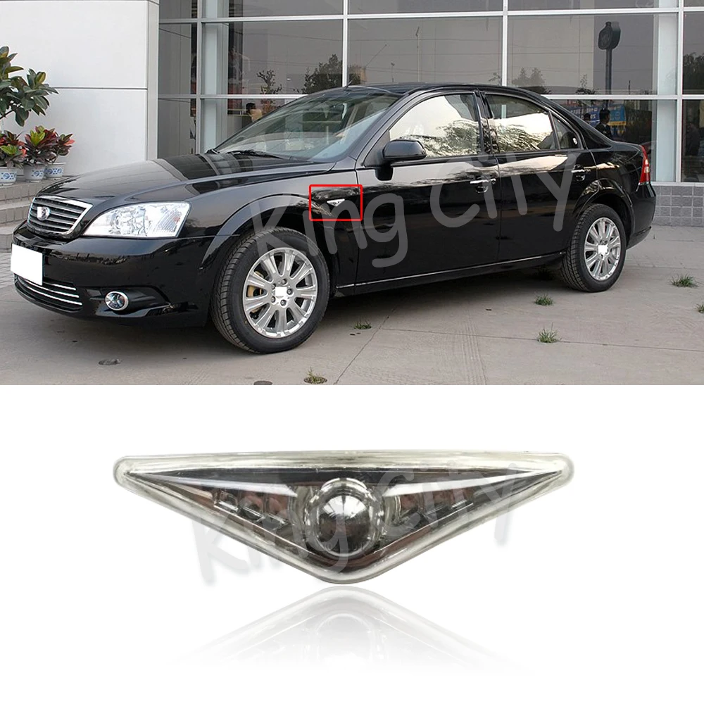 CAPQX для Ford Mondeo 2000-2006 Focus 1998-2005 боковой габаритный светильник, сигнальная Предупреждение, сигнальный светильник поворота, боковая лампа с лампочкой