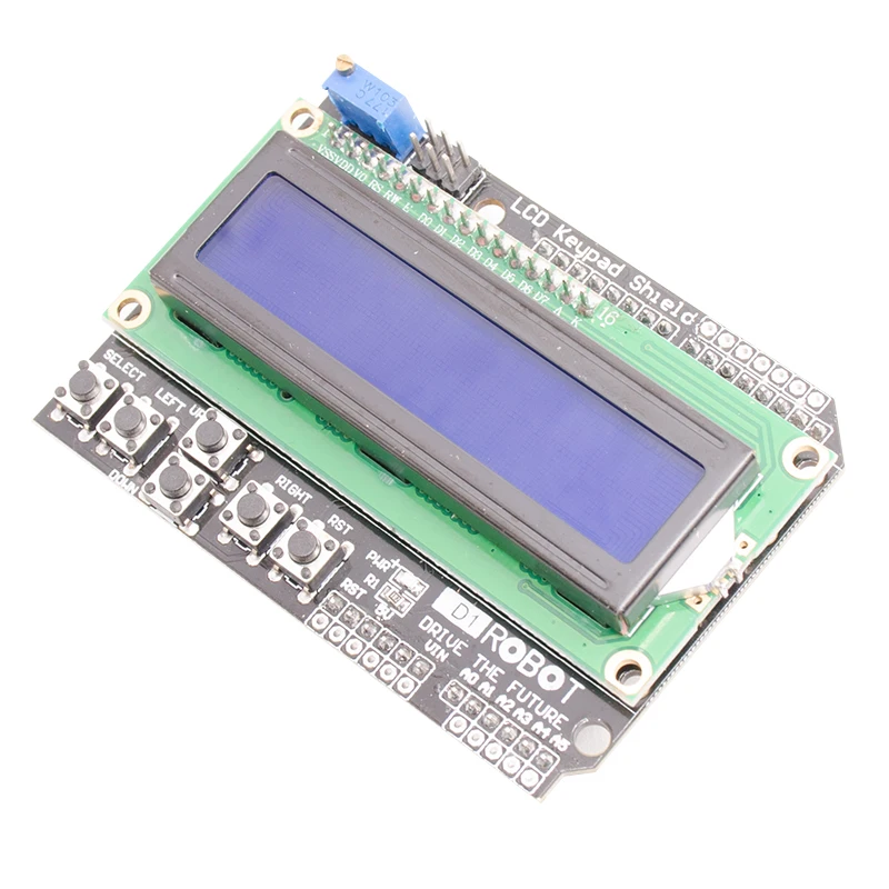 1602 ЖК-модуль клавиатуры щит для Arduino Duemilanove UNO MEGA2560 MEGA1280 | Электронные компоненты и