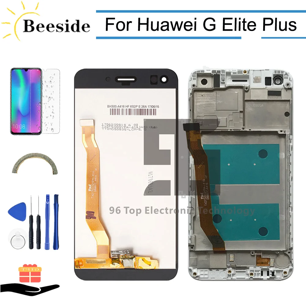 AA + качество ЖК дисплей с рамкой 5 0 ''для huawei G Elite Plus SLA L03 сенсорный экран