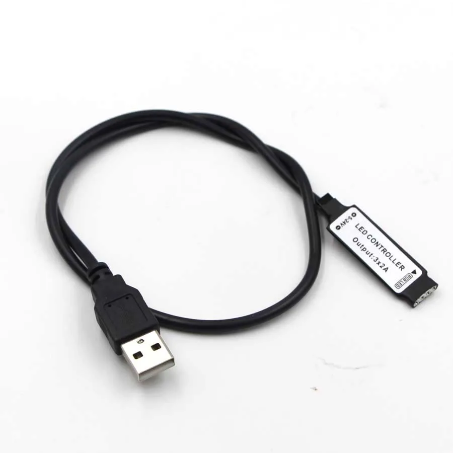 USB RGB пульт дистанционного управления 5-24 В IR 24key беспроводной светодиодный диммер