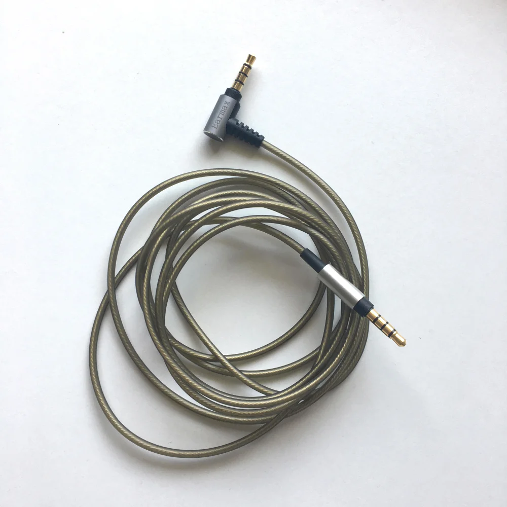 Запасной посеребренный аудиокабель 6 футов для наушников Denon AH-MM300 AH-MM200 |
