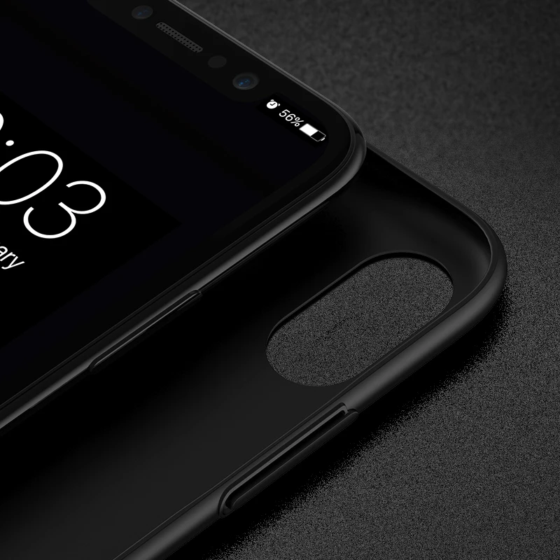 FLOVEME Роскошные гладкие телефонные чехлы для iPhone X чехол 6 6s 7 8 Plus матовые