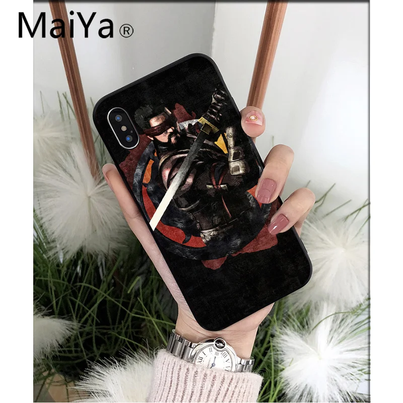 Мягкий чехол для телефона MaiYaCa Game God of War Mortal Kombat Art из ТПУ Apple iPhone 8 7 6 6S Plus X XS MAX 5 5S SE