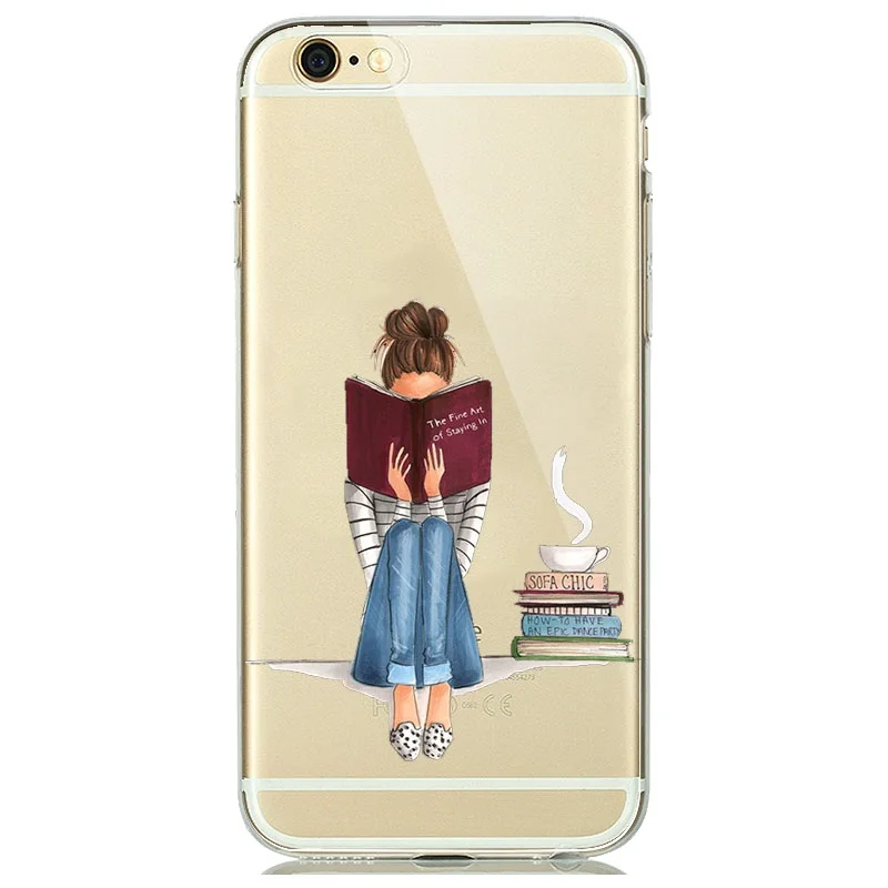 Phone Cases For iPhone 7 8 6 6s 7Plus 8Plus Traveling Girls Design Beautiful Bikini Girl Cover for Apple iphone 5S 5 Case |