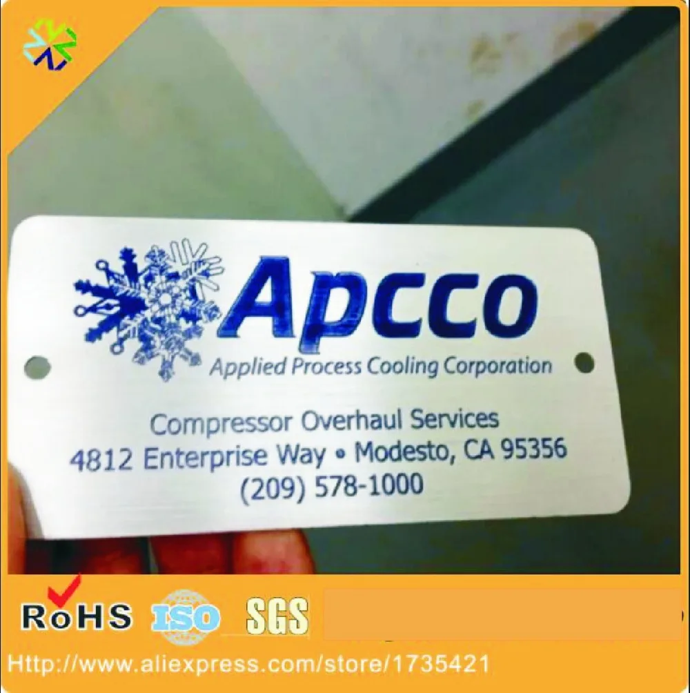 color printing metal Business Cards/Stainless Steel Business Cards /metal VIP membership card