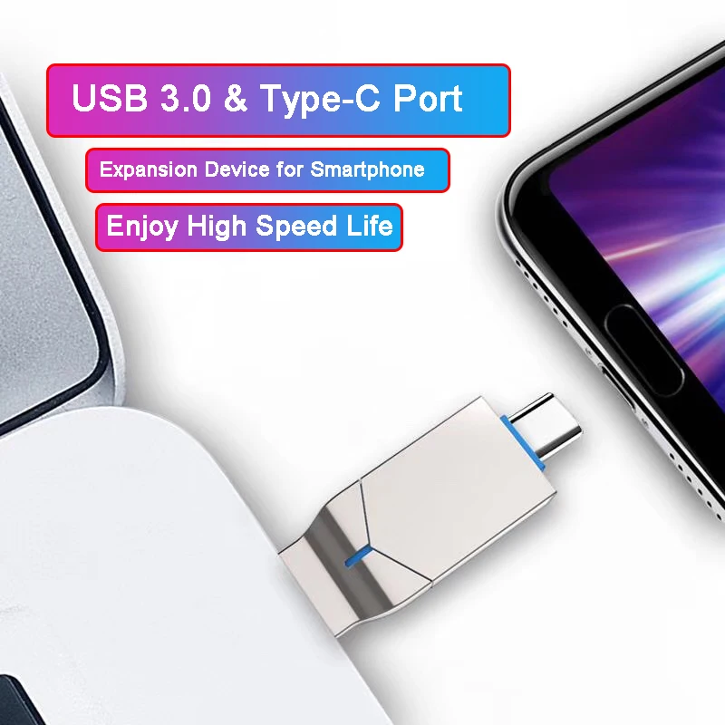 LEIZHAN Flash USB 3 0 128 gb type C флэш накопитель высокоскоростной Tipo Флешка телефон Memoria 64 ГБ